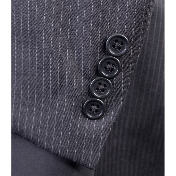 Daniel Cremieux 2-Pcs Suit Striped Gray Blazer Coat 38R Dress Pants 34X30 EUC - Picture 7 of 16